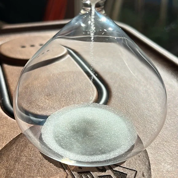 Nice glass 30min hourglass timer white - Picture 5 of 5